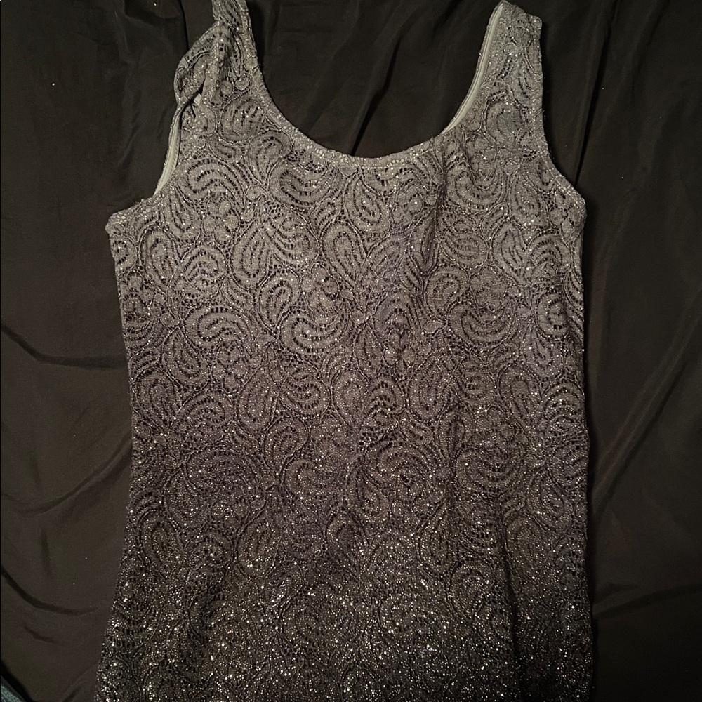 Elegant Gray Sleeveless Top